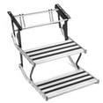 thumbnail image 3 of RV Double Step, Folding Design Saving Space Aluminium Alloy RV Step Caravan Accessory  for RV and Other Modified Vehicles, 3 of 7