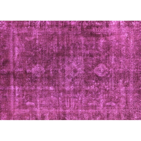 Ahgly Company Indoor Rectangle Oriental Pink Industrial Area Rugs, 6' x 9'