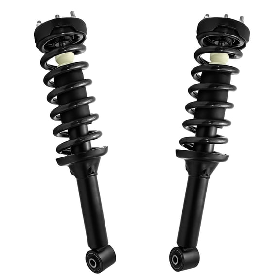 Detroit Axle - 2pc Front Struts for 2005-2009 Land Rover LR3, 2006 2007 2008 Struts with Coil Spring Assembly Replacement Suspension
