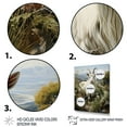 thumbnail image 3 of Designart "Meadow Buck in White Peaks" Animals Canvas Wall Art - Traditional White Goat Entryway Wall Art Print, 3 of 6