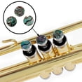 thumbnail image 4 of Trumpet Buttons, Durable Trumpet Key Buttons, With Unique Pattern Trumpet Owners For Musical Instrument Trumpet, 4 of 8
