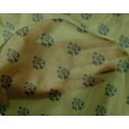 thumbnail image 4 of oneOone Silk Tabby Fabric Floral Block Print Fabric BTY 42 Inch Wide, 4 of 4