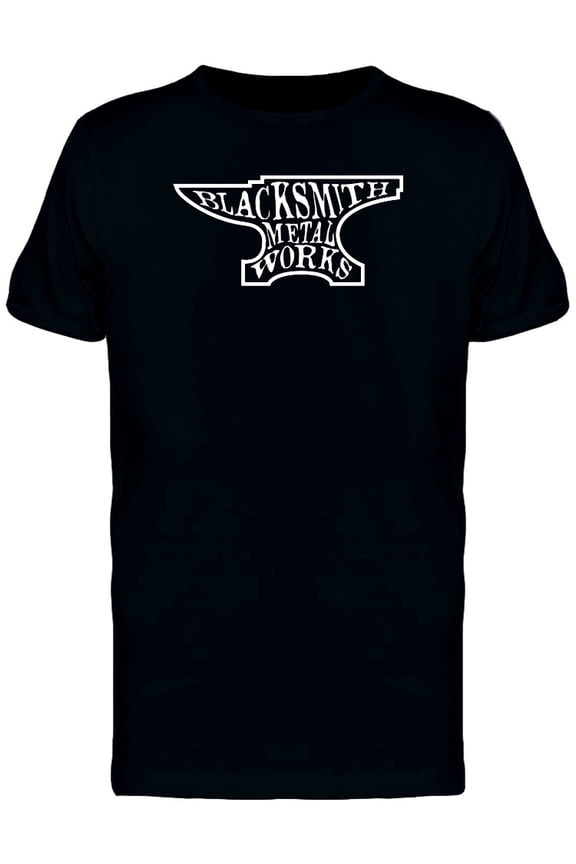 Blacksmith Metal Works T-Shirt Men -Image by Shutterstock, Male Medium