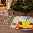 thumbnail image 5 of Lukts Hello Fall Gnomes 1 Print Color Life Christmas Tree Skirt, Winter Holiday Tree Mat Decoration ,Can be Used as A Shawl-48", 5 of 6
