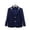 Blue, variant on Girls Navy Blazer Cotton Preppy School Uniform Jacket with Gold Buttons for Kids to Big Kids, Machine Washable for Easter & Church,Size 7-8 T