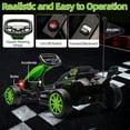 thumbnail image 6 of Telyswee Ride On Go Kart for Kids, 24V 7AH Battery Two 200W Motors, 7.5MPH Fast Drifting Circling Car, Adjustable Seat Electric Ride Toy, Max Load 135lbs, Racing Toy for Kids 6+ Years, 6 of 7