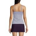 thumbnail image 2 of Lands' End Women's DDD-Cup V-Neck Wrap Underwire Tankini Swimsuit Top, 2 of 3