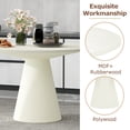thumbnail image 7 of Harper & Bright Designs White Round Dining Table, Modern Wood Kitchen Table for Dining Room and Living Room, 7 of 7