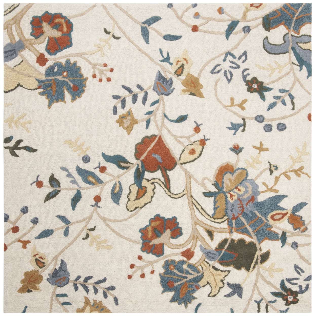 SAFAVIEH Blossom Winnie Floral Runner Rug, Red/Blue/Multi, 2'3" x 8'