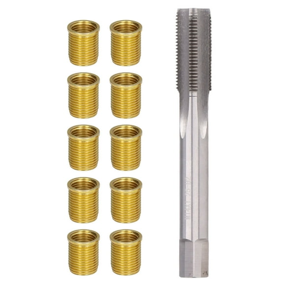 M14x1.25 Tap, Thread Hole Repair Tools M12x1.25 Threaded Inserts Professional   For 14mmx1.25mm Spark Plugs