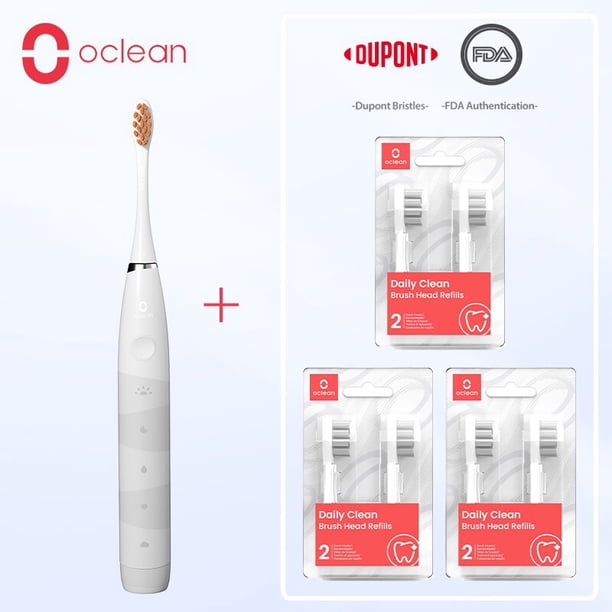 Juego de cepillo de dientes eléctrico Oclean Flow Sonic, Kit de cepillo de dientes ultrasónico automático recargable, blanqueador Dental por ultrasonido IPX7 Tan Jianjun unisex