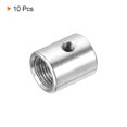 thumbnail image 3 of Unique Bargains Round Coupling Nut M10 to M8 Adapter Screw Thread Convert Sleeve Connector Rod Bar Stud Tube Nut Silver 10 Pack, 3 of 4