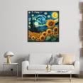 thumbnail image 3 of Hilo Algodón Ecológico Bordado Punto Cruz Cielo Estrellado Impreso 11CT 50x50cm, 3 of 9