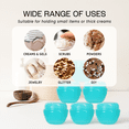 thumbnail image 4 of Beauticom 12 Jars 50G/50ML Round Frosted Container Jars with Inner Liner and Lid - Teal, 4 of 6