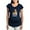 Navy, variant on - Cute Giraffee Easter Egg Basket Maternity T Shirt - Maternity Dark T-Shirt