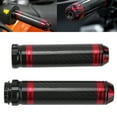 thumbnail image 4 of Motorcycle Handlebar Grip, Carbon Fiber Cycling Handlebar Grip 2PCS  Protective Comfortable  For Autocycle ,Red,Gold,Silver,Blue, 4 of 8