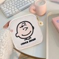 thumbnail image 2 of Nueva bolsa de lona con dibujos animados de Snoopy Charlie para guardar cosméticos, bolsa para cambiar cables de datos, bolsa portátil, 2 of 6