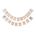 thumbnail image 1 of IDEANATEGRATE Banner Bunting De Lino Con Para Adornar Celebraciones Y Fiestas Temáticas, 1 of 7