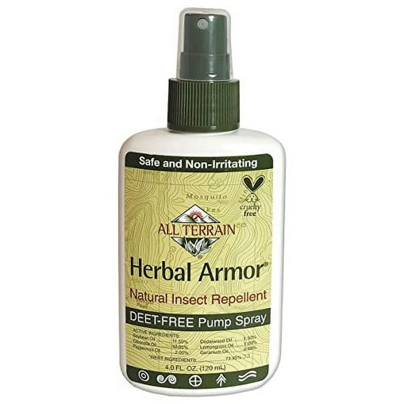 All Terrain Herbal Armor Natural DEET-free Insect Repellent, Pump Spray, 4 Ounce