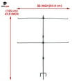 thumbnail image 7 of Atflbox Adjustable Shooting Target Stand for Outdoor, Paper Shooting Target Stand, Range BB Gun Airgun, 7 of 7