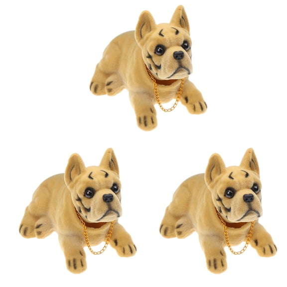Set of 3 Shaking Toy Car Dashboard Decorations Adornment