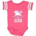 thumbnail image 3 of Inktastic My Mimi Loves Me Unicorn Girls Baby Bodysuit, 3 of 5