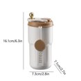 thumbnail image 3 of Insulated Coffee Mug Stainless Steel 16oz Leak Proof Travel Cup with Lid Temperature Display Multi-Color Double Wall Portable Thermal Tumbler for Car Office School, 3 of 5