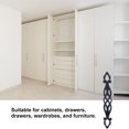 thumbnail image 5 of Tirador de aleación negra con tornillos, perilla de gabinete para cajones de muebles para el hogar, 5 of 5