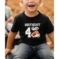 thumbnail image 3 of 4th Birthday Baller Shirt for Boys Sports Theme Party T-Shirt for 4 Year Old Kids Black Shirt 3T, 3 of 5