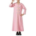 thumbnail image 4 of EnJoCho Girls Ramadan Robe Girls Abaya Dress with Hijab Kids Long Sleeve Musli𝗆 Dress Maxi Islami𝖼 Set Kids Scarf Kaftan Jilbab Prayer Outfit, 4 of 7