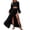 C-Black28, variant on DHFJKG Summer 2 Piece Outfits Women Skirt Sets Beach Vacation Clothes Linen Long Sleeve Crop Top And High Waist Side Slit Flowy Maxi Skirts Versatile Outfit