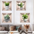 thumbnail image 4 of CCOCC 3Pcs Wall Paper,Pvc Design Wall Decal,Fresh Look Wall Decor Bedroom Wall Decor,Style3,30X30cm, 4 of 4