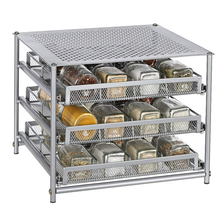 Rev-A-Shelf 22 Inch Kitchen Drawer Organizer Insert Spice Rack 3-Tier,  4SDI-24, 22 - Harris Teeter