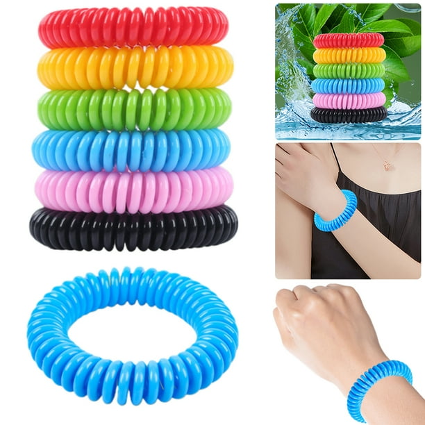 10 Pulseras Repelentes Mosquitos Pulsera Antimosquitos Sin DEET para Y Adultos