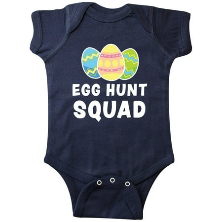 

Inktastic Egg Hunt Squad with Easter Eggs Gift Baby Boy or Baby Girl Bodysuit