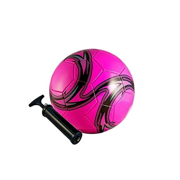 Western Star Soccer Ball Size 5 - Official Weight - Hot Pink