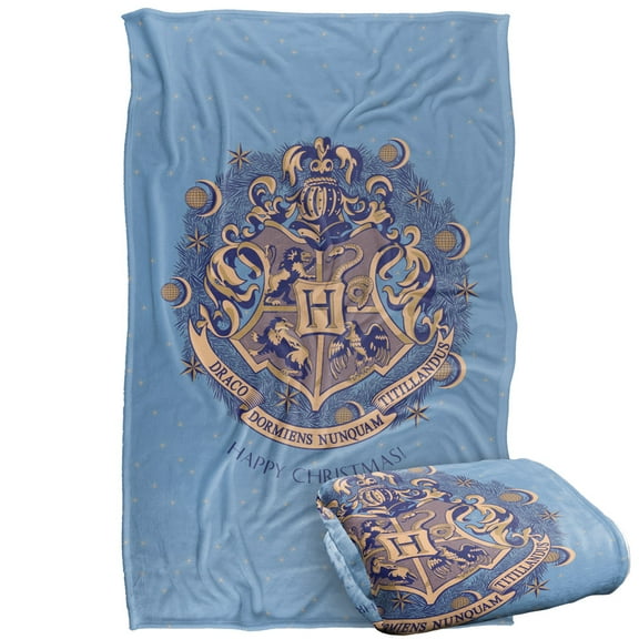 Harry Potter and The Deathly Hallows Part 2 Blanket, 36'x58' Happy Christmas from Silky Touch Super Soft Throw Blanket