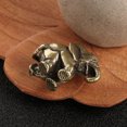 thumbnail image 4 of unbranded Estatua De Elefante En Latón Dorado Decorativa Con, 4 of 6
