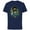 Navy, variant on Disney Peter Pan & Wendy Illustrated Characters Disney - Short Sleeve Cotton T-Shirt for Adults - Customized-Black