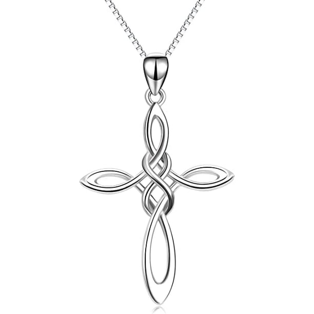 Celtic Knot Necklace Infinity Symbol Cross Necklace