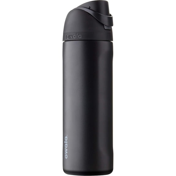Owala FreeSip: Botella de acero inoxidable aislada con popote, 24 oz (700ml)