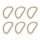 thumbnail image 1 of BRIGHTFUFU 100 UNIDS Correa de Hombro de Metal Anillo D Anillo de Usos Múltiples Correas Accesorios para Equipaje Ropa Mochila Cinturón (Bronce), 1 of 8