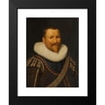 thumbnail image 2 of Workshop of Jan Daemen Cool 19x24 Black Modern Framed Museum Art Print Titled - Portrait of Pieter Pietersz Hein (1577-1629) (1629), 2 of 5