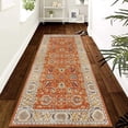 thumbnail image 1 of Vintage Area Rug x Washable Living Room Rug Indoor Print Accent Rugs for Bedroom Distressed Thin Throw Rugs Carpet for Living Room Kitchen Entryway, 1 of 9