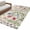 Sky Blue Pink Beige, variant on Spring Floral Area Rugs 5'x7', Washable Small Throw Rugs for Laundry Room Playroom, Pink Blue Flowers Botanical Butterflies Indoor Outdoor Rug Non-Slip Low Pile Carpet Runner Reversible Floor Mats