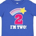 thumbnail image 4 of Inktastic 2nd Birthday 2 Year Old Girls Rainbow Star Girls Toddler T-Shirt, 4 of 5