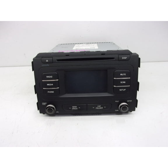 Pre-Owned 2015-2016 Kia Sedona Bluetooth Satellite Radio Receiver CD Player OEM - Verify Specific Vehicle Fitment In Description - (Good)