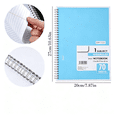 thumbnail image 3 of Spiral Notebook Wide Ruled 1 Subject Notebook with 70 Sheets, Composition Notebook for Writing Notes, Journaling and Everyday Organization Office Supplies, 3 of 6