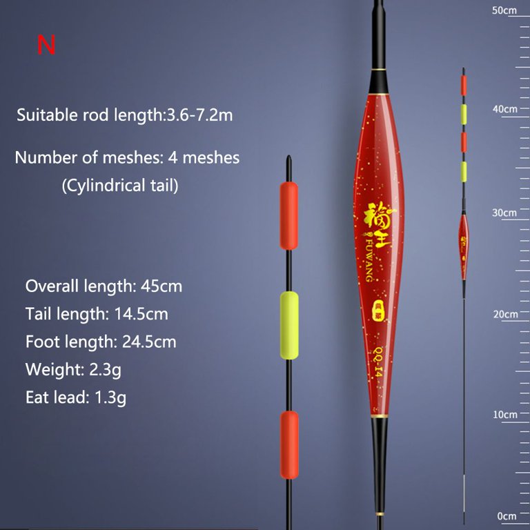 Sensitive Accessories Anti-wind and waves Nano Fishing Float Soft Feet  Lead-free Vertical Float Fishing Tools A 