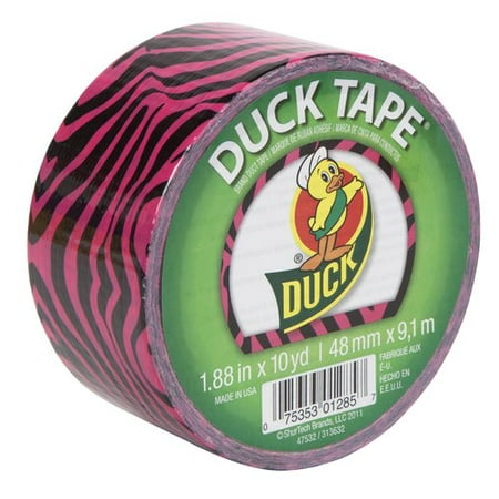 Duck Brand Duct Tape, Pink Zebra - Walmart.com